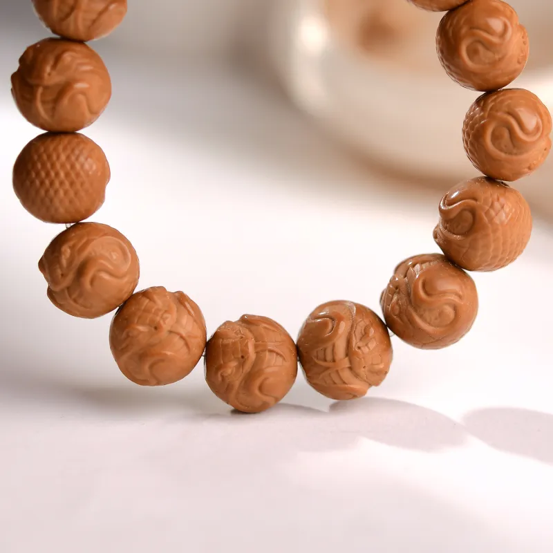 The Call Of The Heart Monkey Head Walnut Bracelets Unisex-4