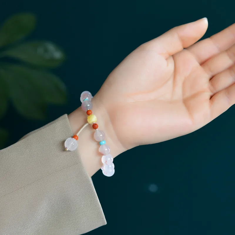 The Call Of The Heart Southern Red Agate Bracelets Unisex-5