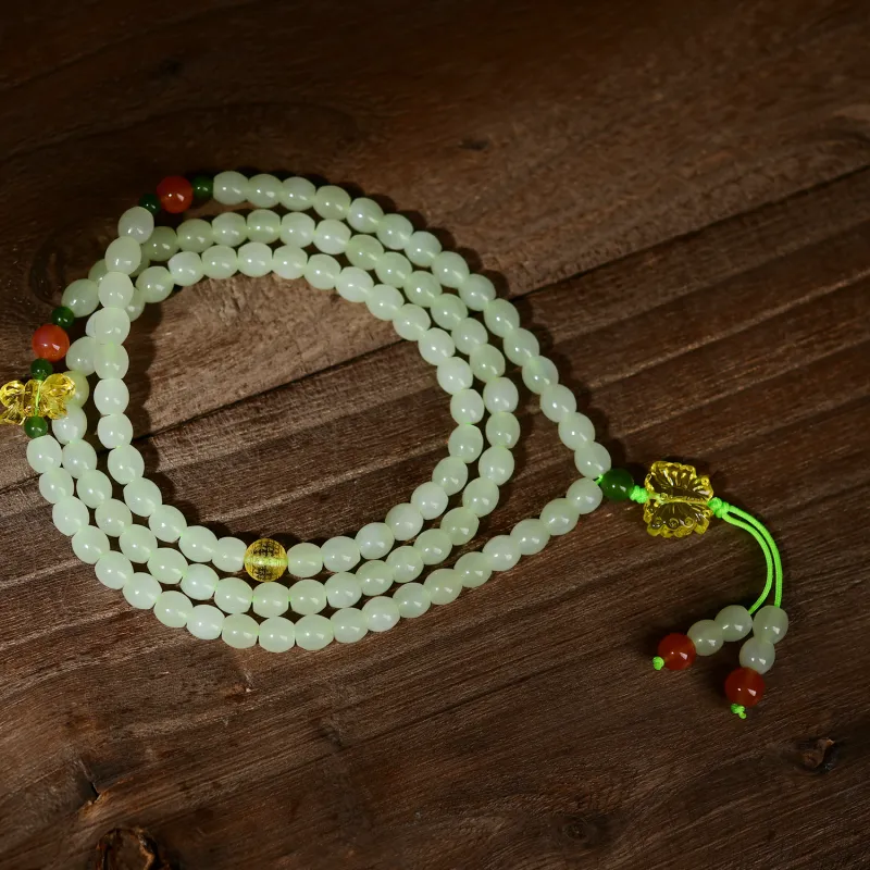 The Call Of The Heart Hetian Jade Bracelets Green Jade Unisex-3