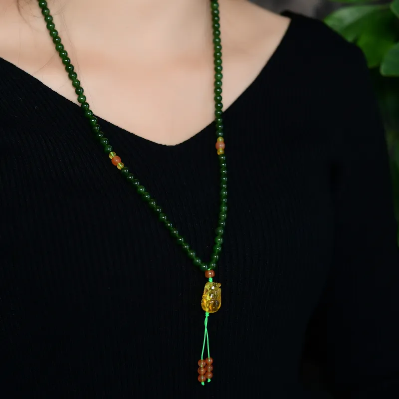The Call Of The Heart Hetian Jade Bracelets Jasper Unisex-3