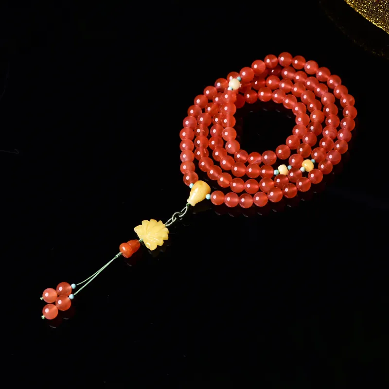 The Call Of The Heart Southern Red Agate Bracelets Unisex-3