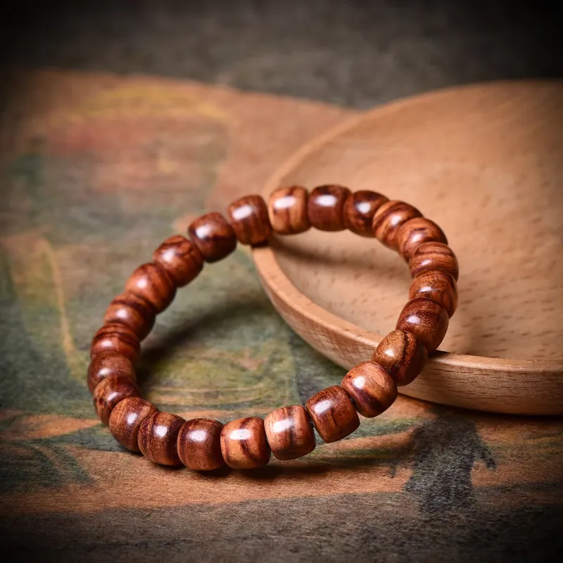 The Call Of The Heart Huanghuali Bracelets Unisex-4