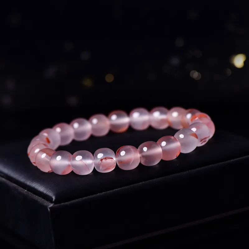 The Call Of The Heart Southern Red Agate Bracelets Unisex-4
