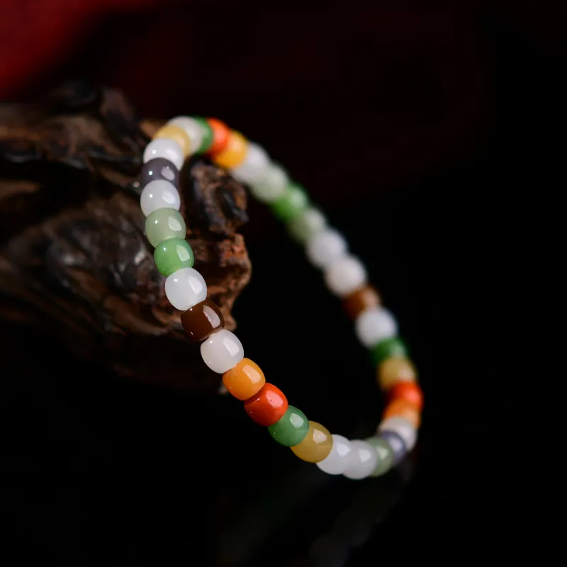 The Call Of The Heart Hetian Jade Bracelets White Jade/Pale Greenish White Jade Unisex-5