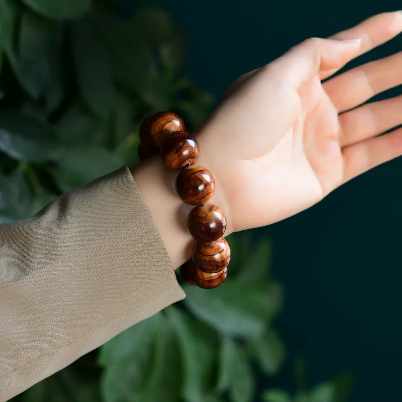 The Call Of The Heart Huanghuali Precious Wood Bracelets Unisex-6