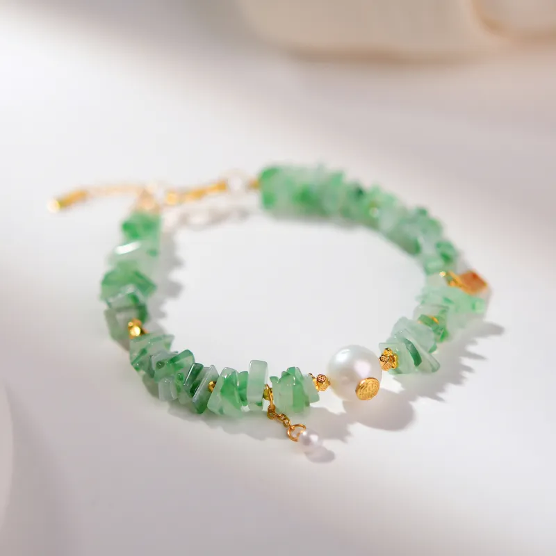 The Call Of The Heart Ice Glutinous Jadeite Bracelets Unisex-1