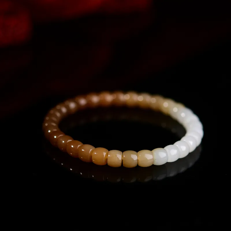 The Call Of The Heart Hetian Jade Bracelets Sugar Jade Unisex-1