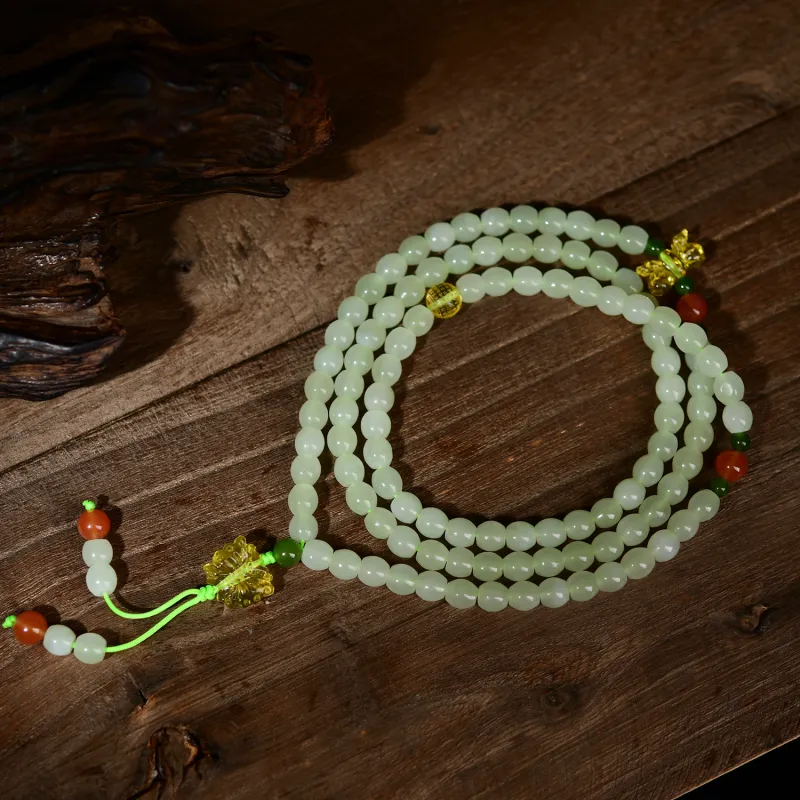 The Call Of The Heart Hetian Jade Bracelets Green Jade Unisex-1
