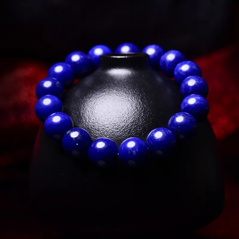 The Call Of The Heart Lapis Lazuli Fine Jade Bracelets Unisex-6