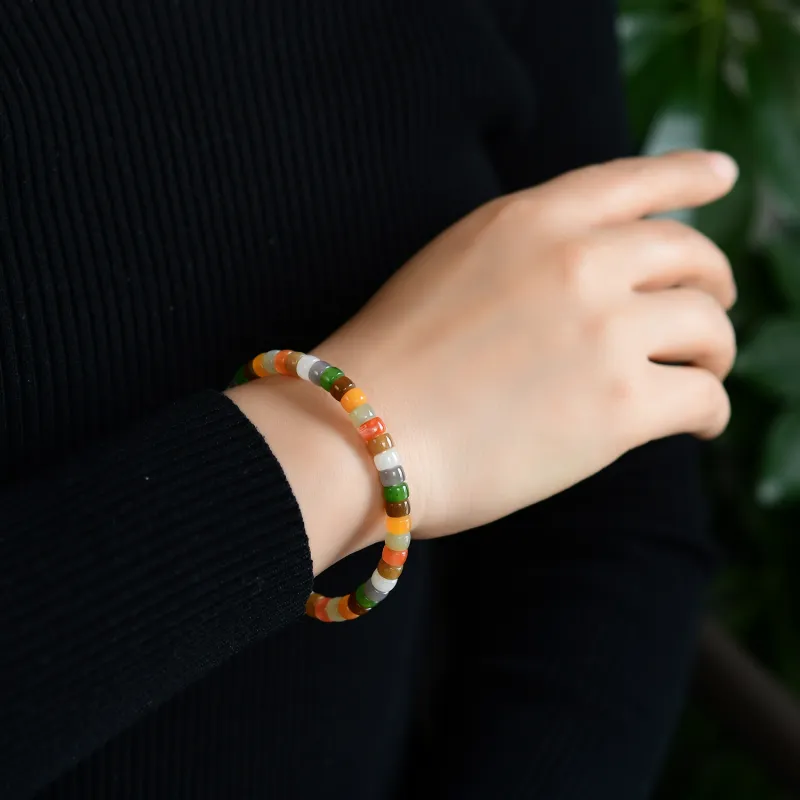 The Call Of The Heart Hetian Jade Bracelets Sugar Jade Unisex-5