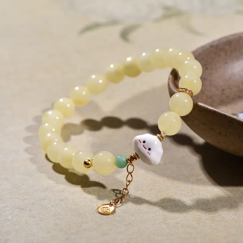 The Call Of The Heart Amber Beeswax Bracelets Unisex-4