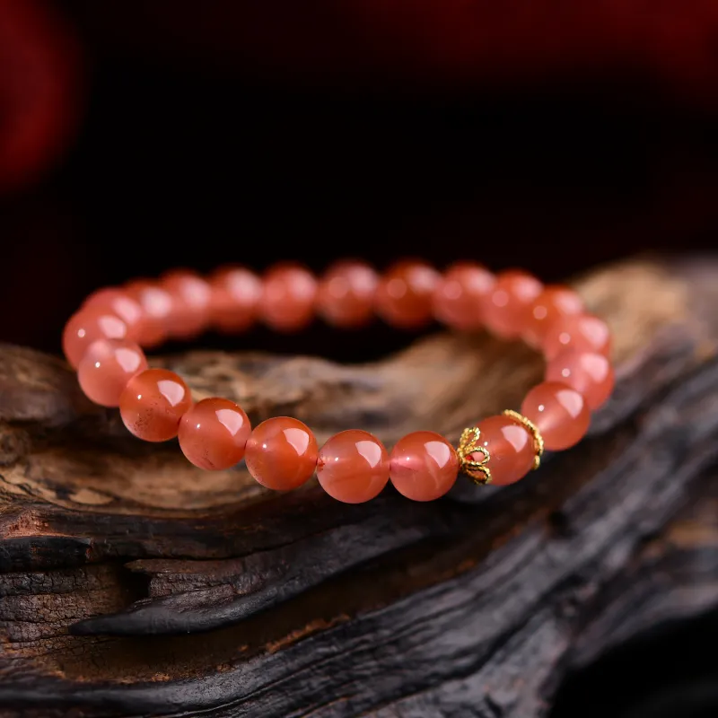 The Call Of The Heart Southern Red Agate Bracelets Unisex-1