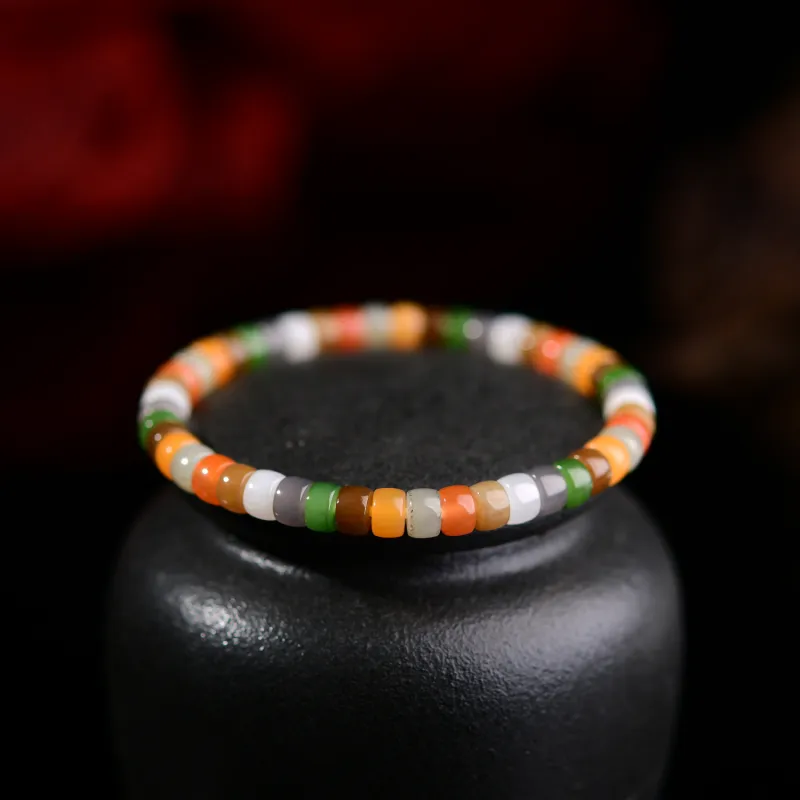 The Call Of The Heart Hetian Jade Bracelets Sugar Jade Unisex-1