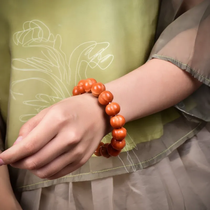The Call Of The Heart Monkey Head Walnut Bracelets Unisex-1