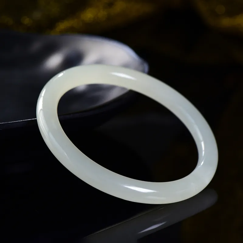 The Call Of The Heart Hetian Jade Bangles Green Jade Women's-2