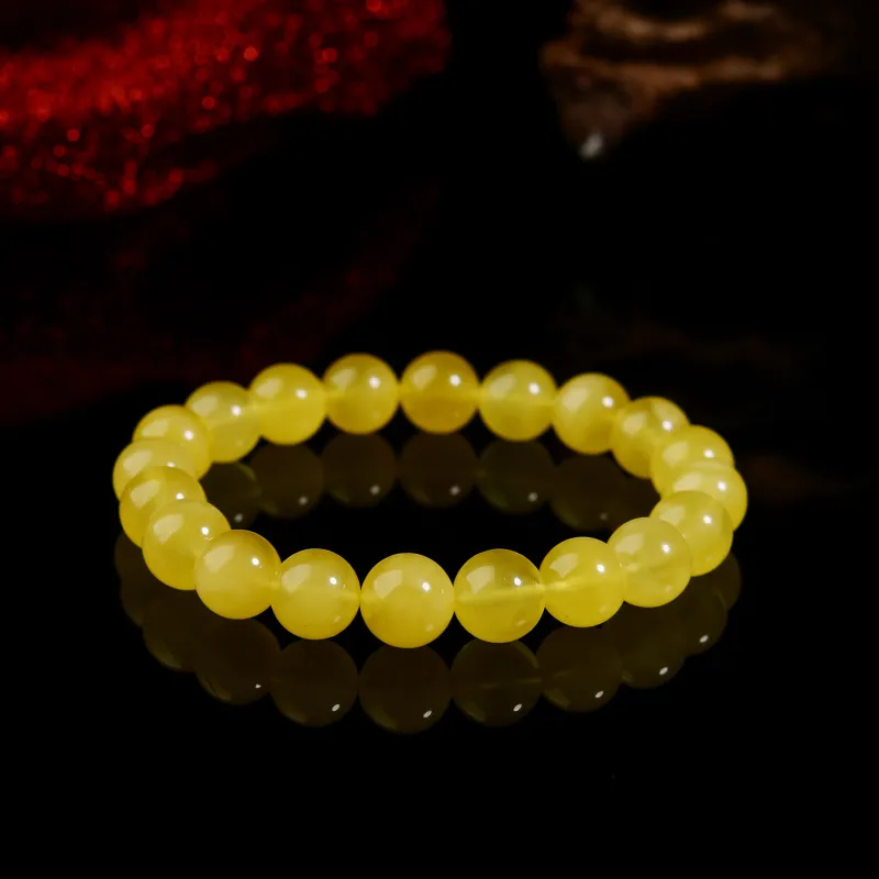 The Call Of The Heart Amber Beeswax Bracelets Unisex-2