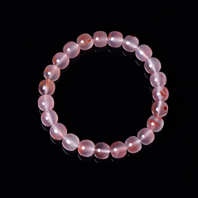 The Call Of The Heart Southern Red Agate Bracelets Unisex-2