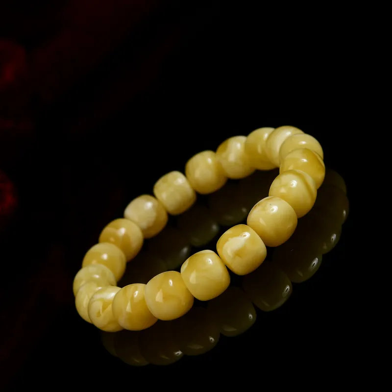 The Call Of The Heart Amber Beeswax Bracelets Unisex-4