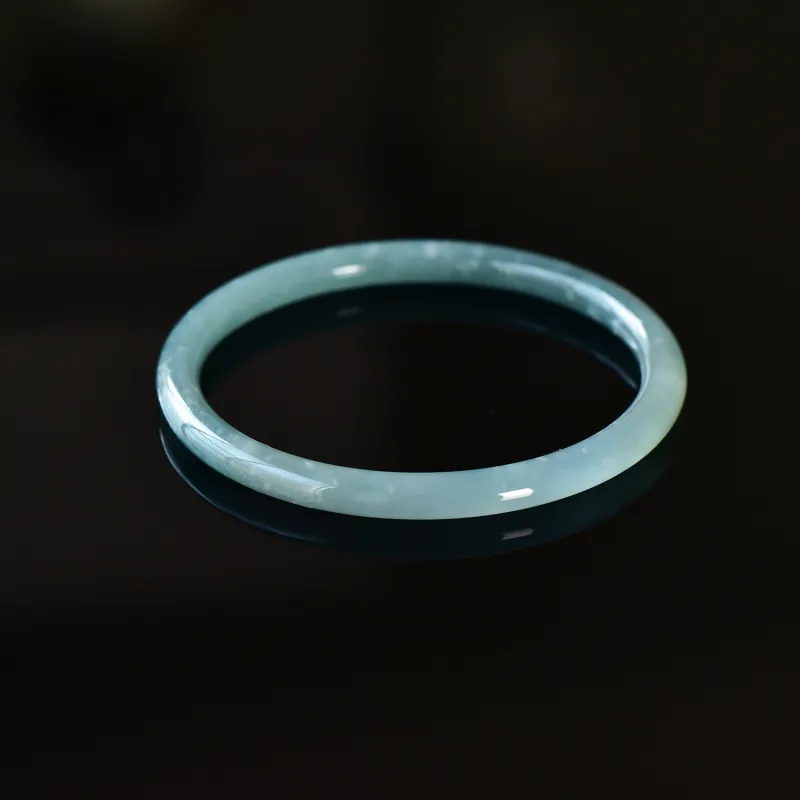 The Call Of The Heart Ice Glutinous Jadeite Bangles Unisex-2