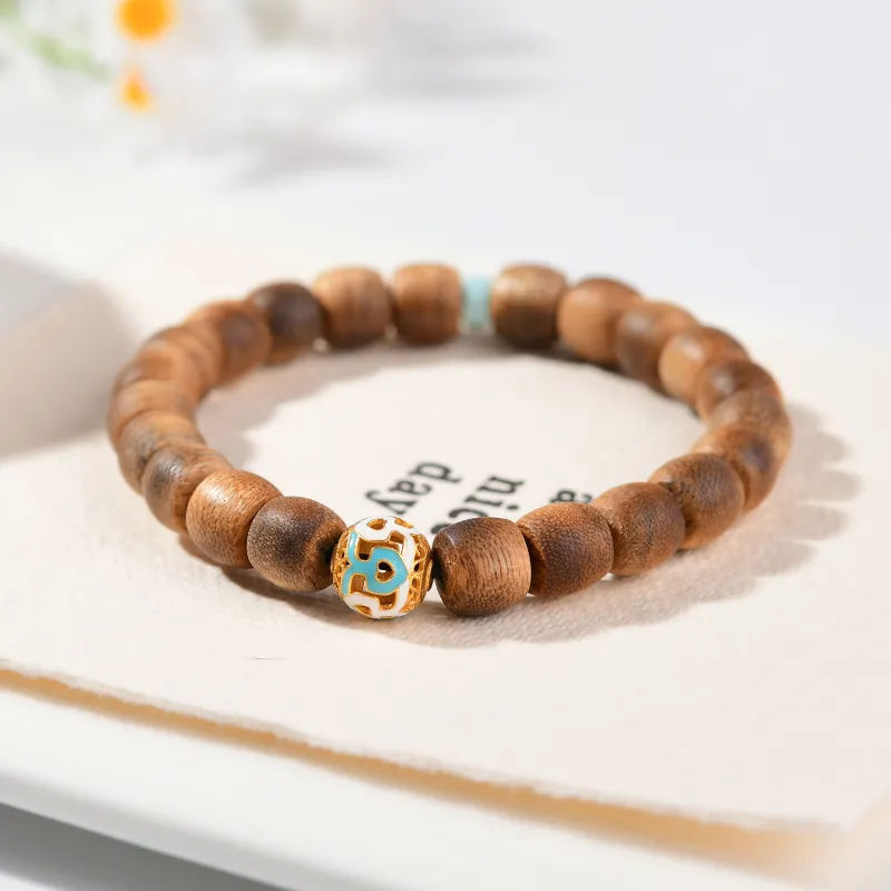 The Call Of The Heart Agarwood Precious Wood Bracelets Unisex-4