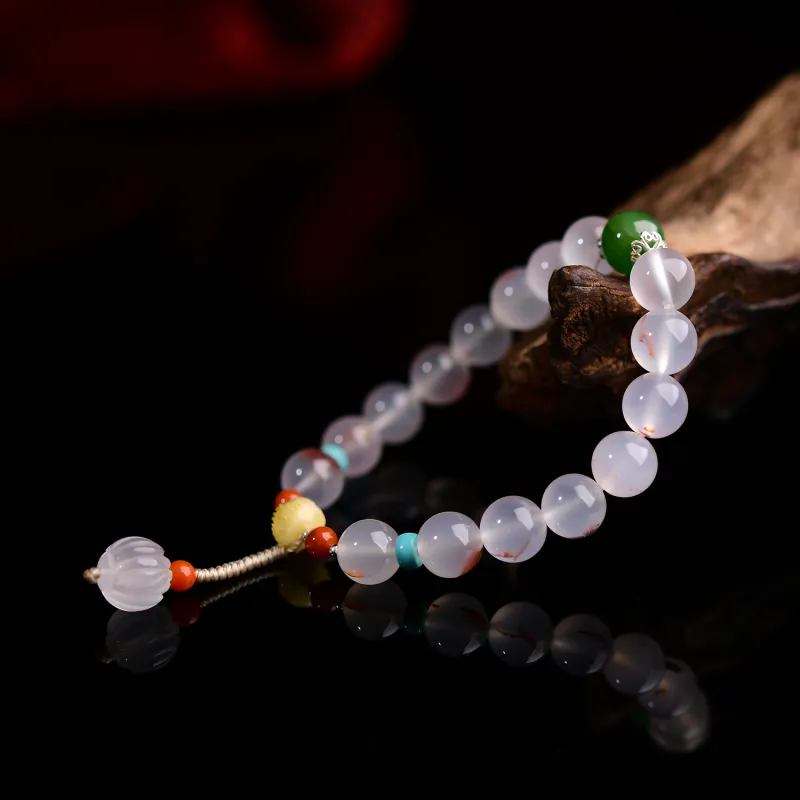 The Call Of The Heart Southern Red Agate Bracelets Unisex-3