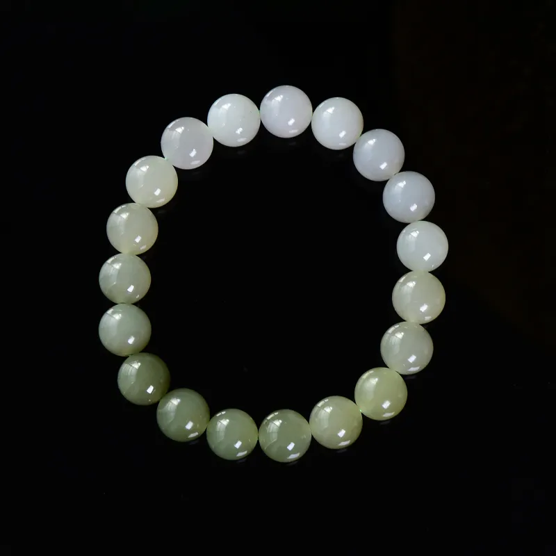 The Call Of The Heart Hetian Jade Bracelets Green Jade Unisex-2