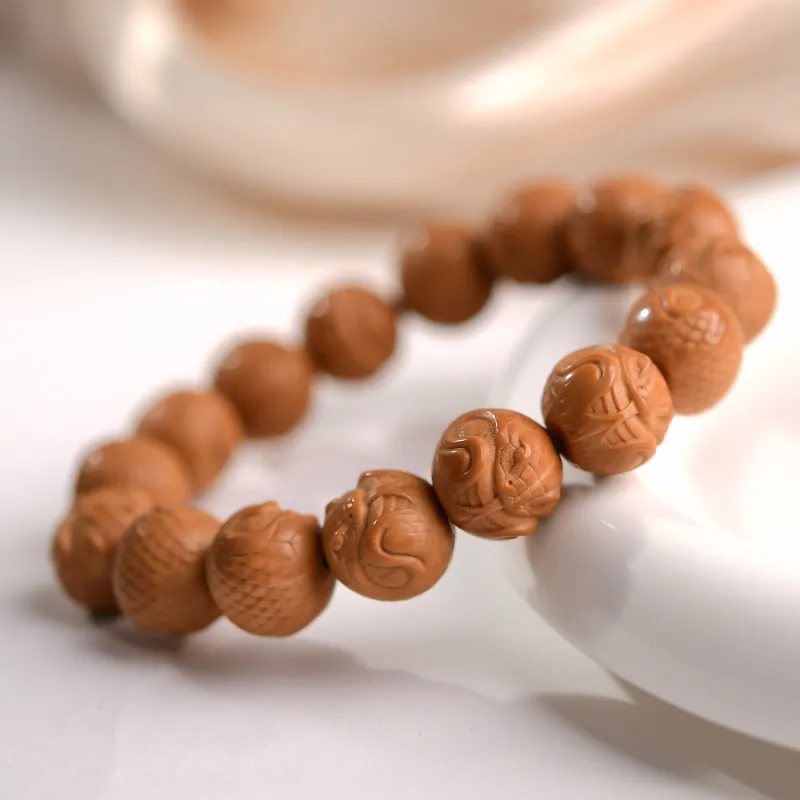 The Call Of The Heart Monkey Head Walnut Bracelets Unisex-2