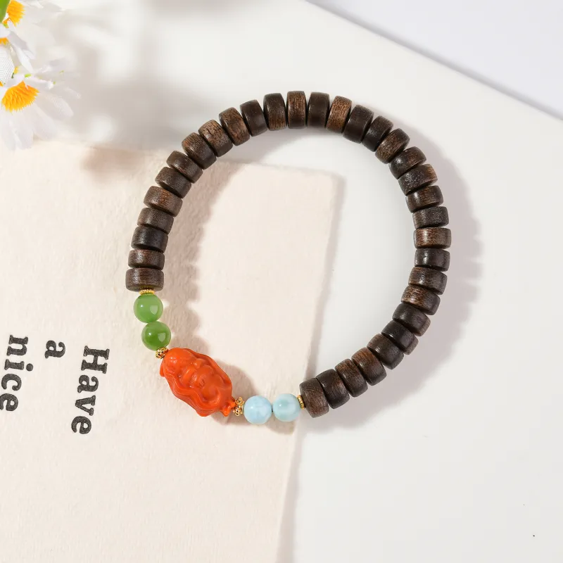 The Call Of The Heart Agarwood Bracelets Unisex-2
