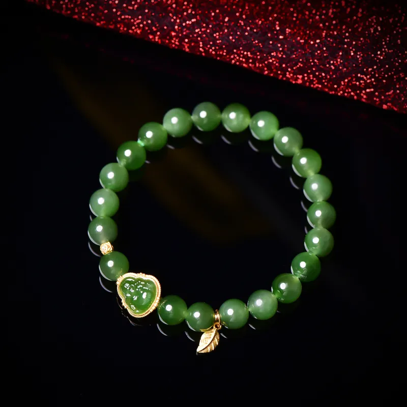 The Call Of The Heart Hetian Jade Bracelets Unisex Jasper-2