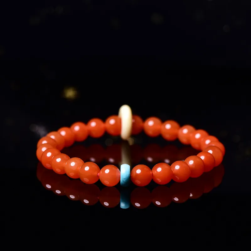The Call Of The Heart Southern Red Agate Bracelets Unisex-3