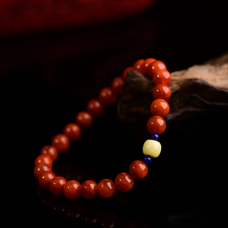 The Call Of The Heart Southern Red Agate Jade Bracelets Unisex-2