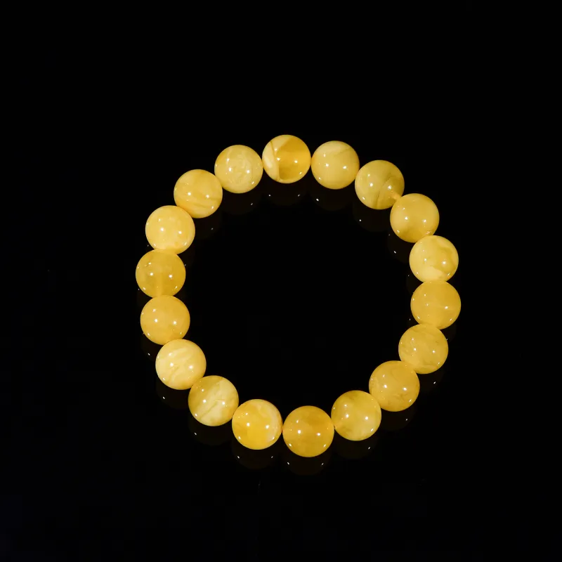 The Call Of The Heart Amber Beeswax Bracelets Unisex-1