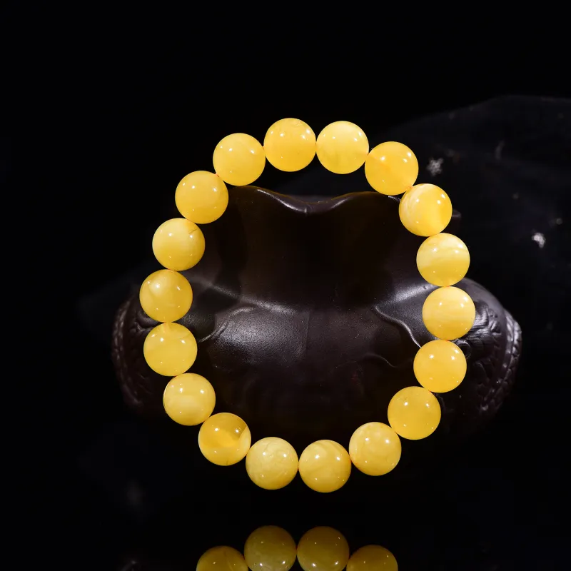 The Call Of The Heart Amber Beeswax Bracelets Unisex-5