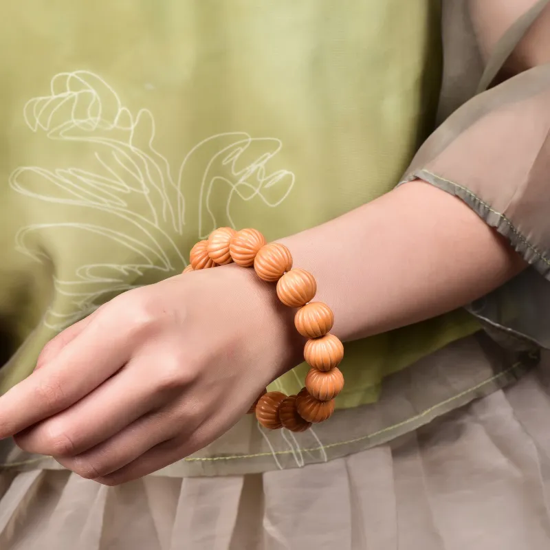The Call Of The Heart Monkey Head Walnut Bracelets Unisex-1