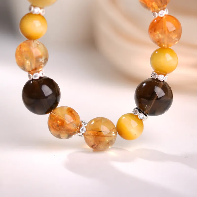 The Call Of The Heart Tiger's Eye Stone Bracelets Unisex-5