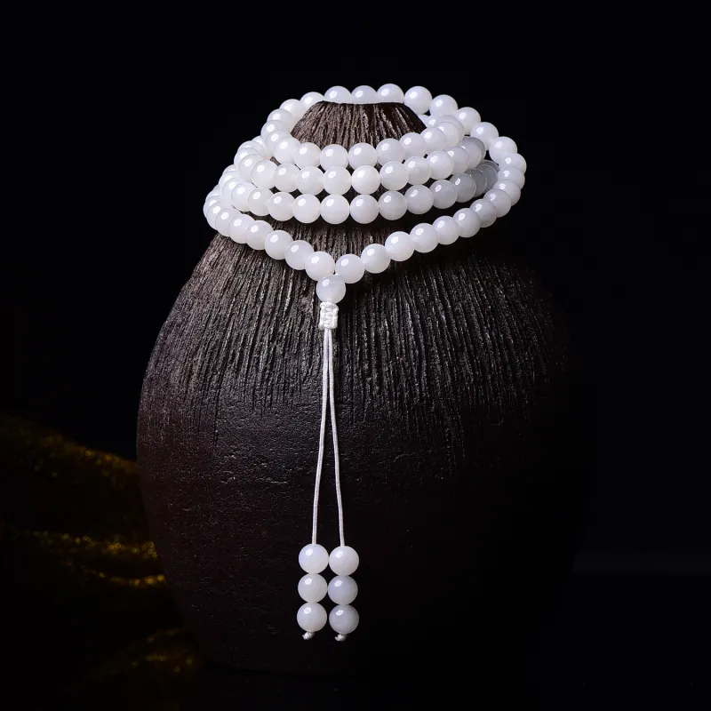 The Call Of The Heart Bracelets White Jade Unisex-6