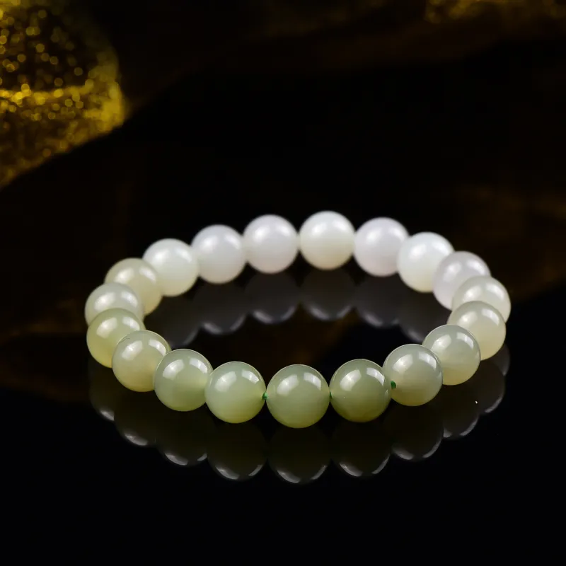 The Call Of The Heart Hetian Jade Bracelets Green Jade Unisex-6