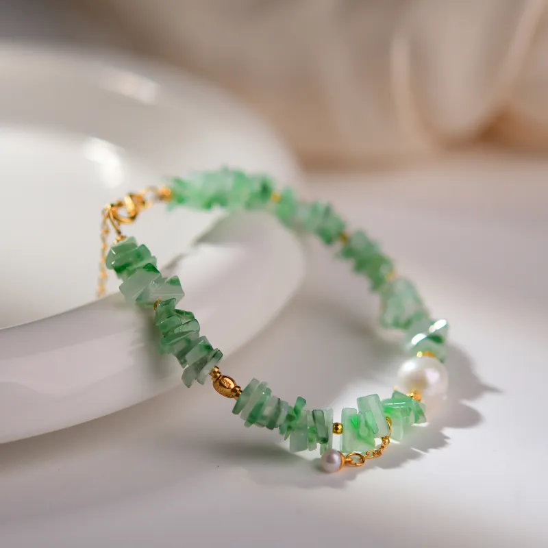 The Call Of The Heart Ice Glutinous Jadeite Bracelets Unisex-2