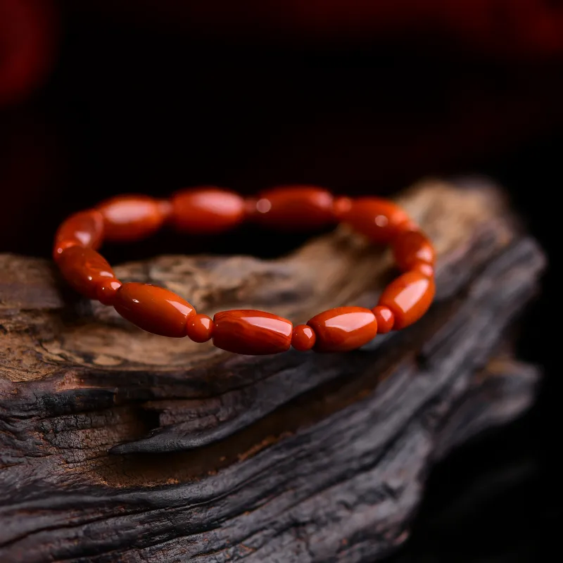 The Call Of The Heart Southern Red Agate Fine Jade Bracelets Unisex-1