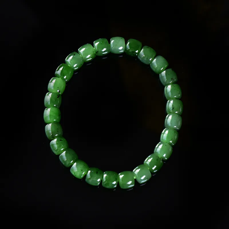 The Call Of The Heart Hetian Jade Bracelets Jasper Unisex-2