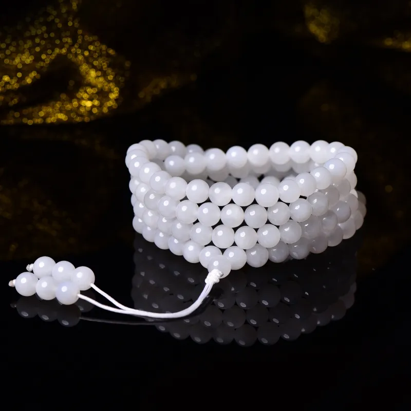 The Call Of The Heart Bracelets White Jade Unisex-3