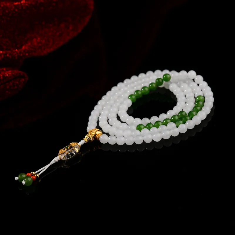 The Call Of The Heart Bracelets White Jade Unisex-3