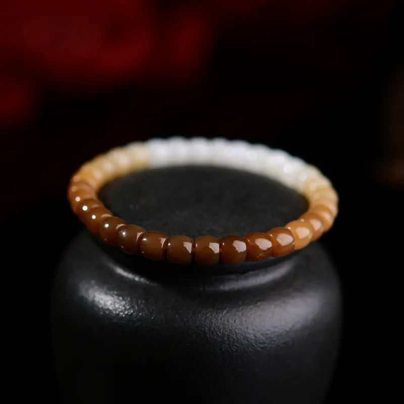 The Call Of The Heart Hetian Jade Bracelets Sugar Jade Unisex-3