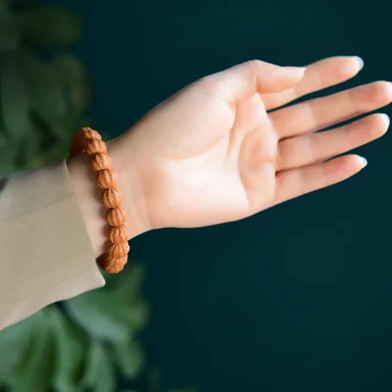 The Call Of The Heart Monkey Head Walnut Bracelets Unisex-6