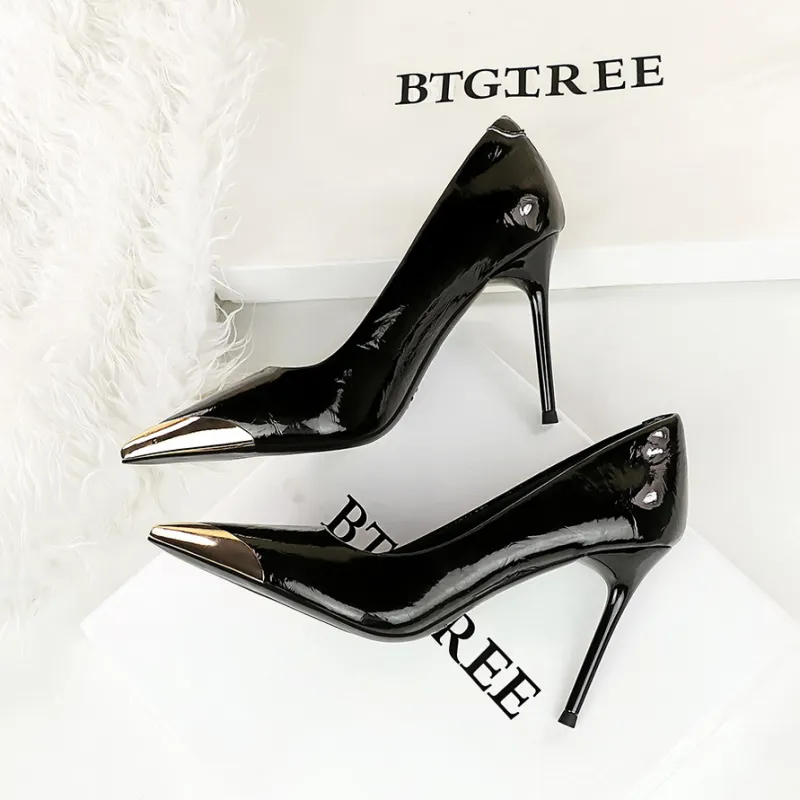 YAFEI XUANYU Slim Heel High Heels 9.5CM Women's-3