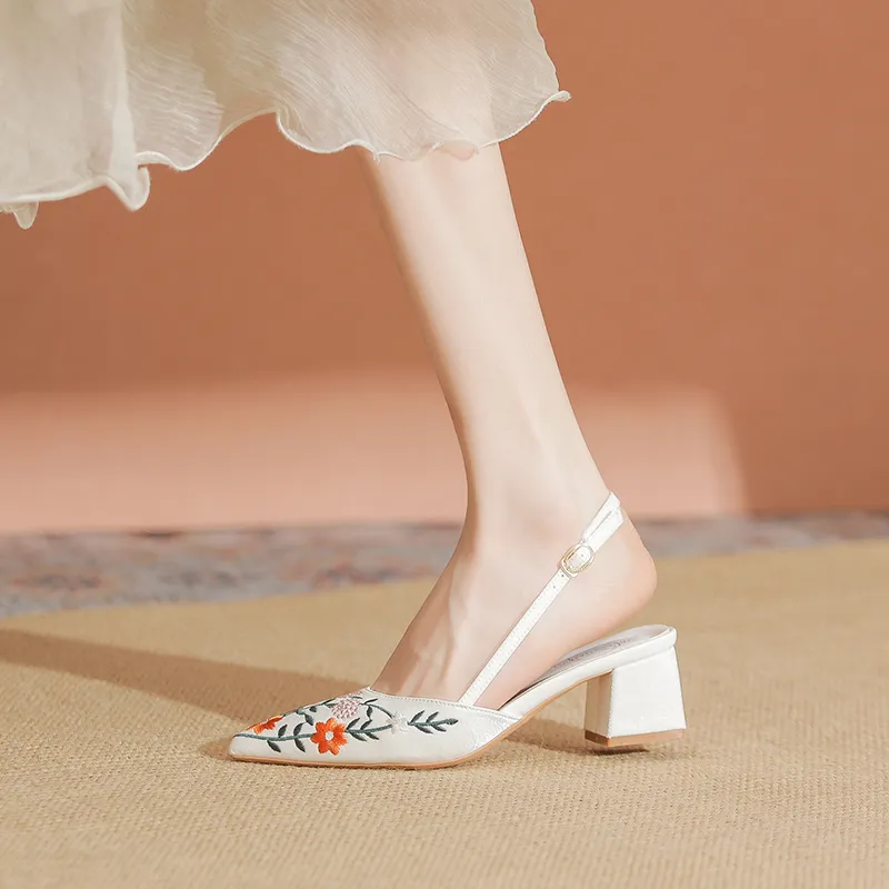 YAFEI XUANYU Chunky Heel High Heels 5cm Women's-7