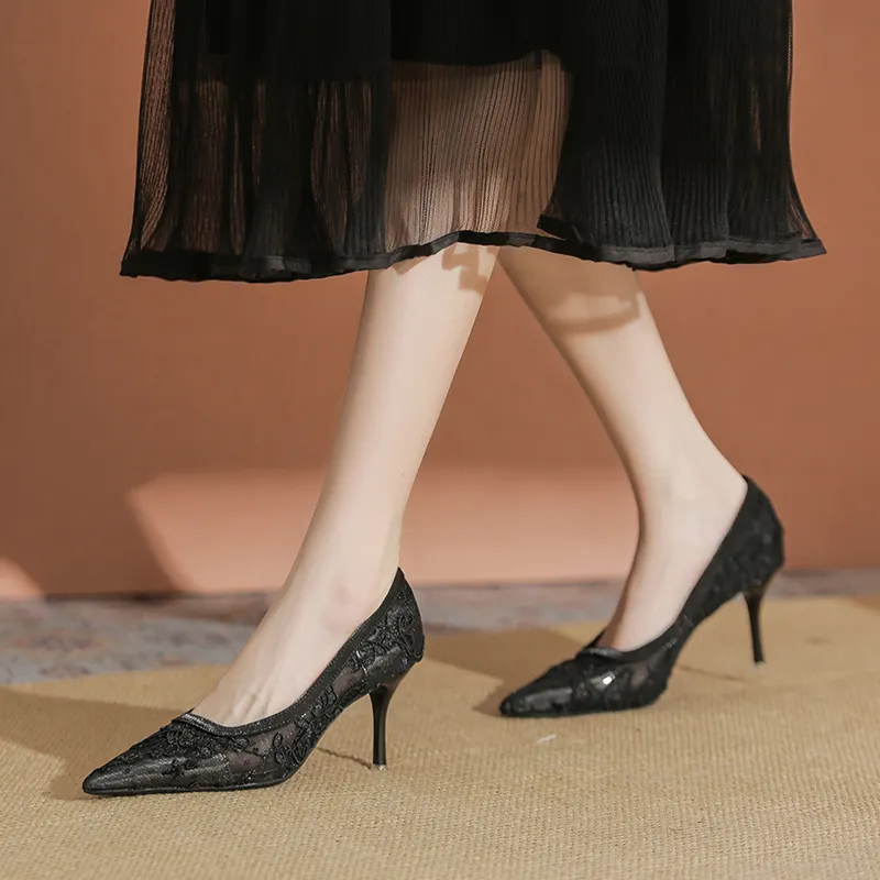 YAFEI XUANYU Slim Heel High Heels Women's-8