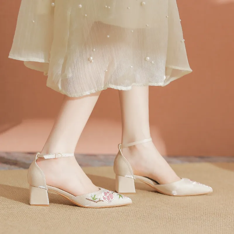 YAFEI XUANYU Chunky Heel High Heels Women's-8