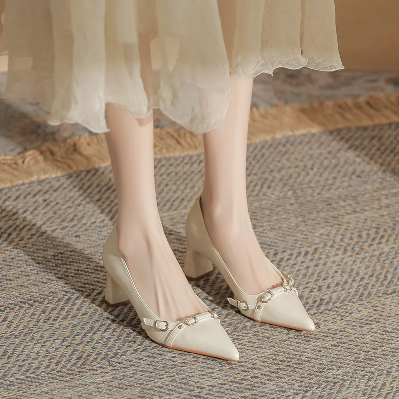 YAFEI XUANYU Chunky Heel High Heels 6CM Women's-16