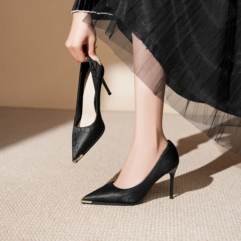 YAFEI XUANYU Slim Heel High Heels Women's-2